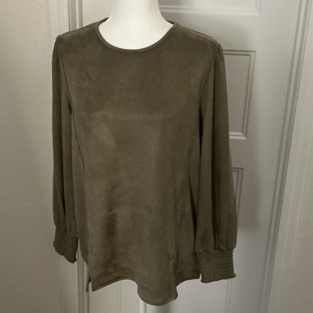 Olive Green Women's Top